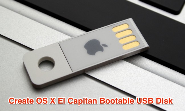 create a bootable usb on mac for el capitan